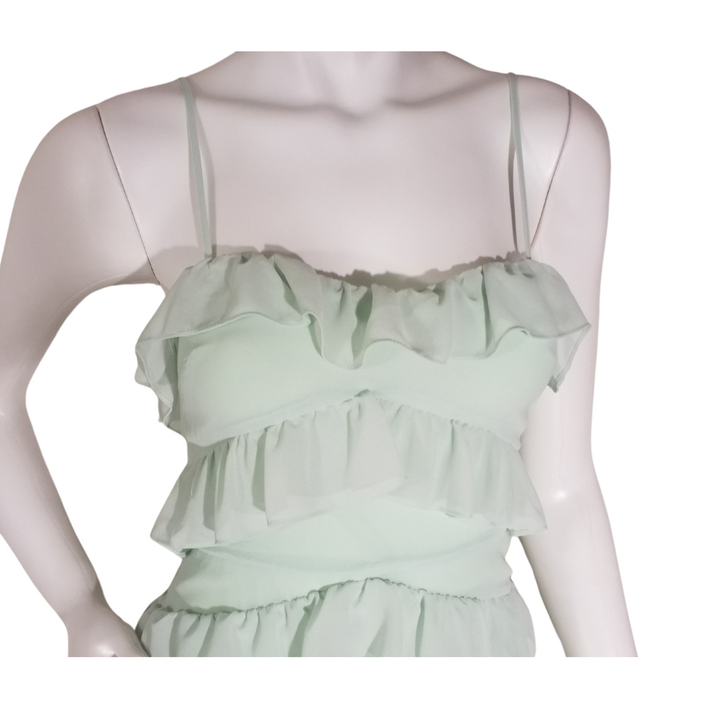 Lovers and Friends Dress Sleeveless Adjustable Straps Lined Green Size XXS